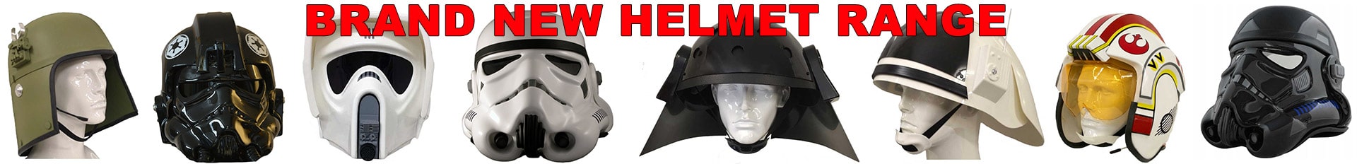 Brand New Star Wars Helmet Range
