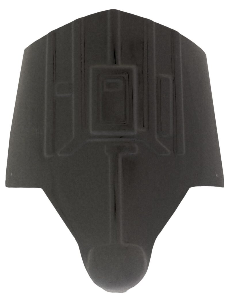 Front Abdominal Plate Black